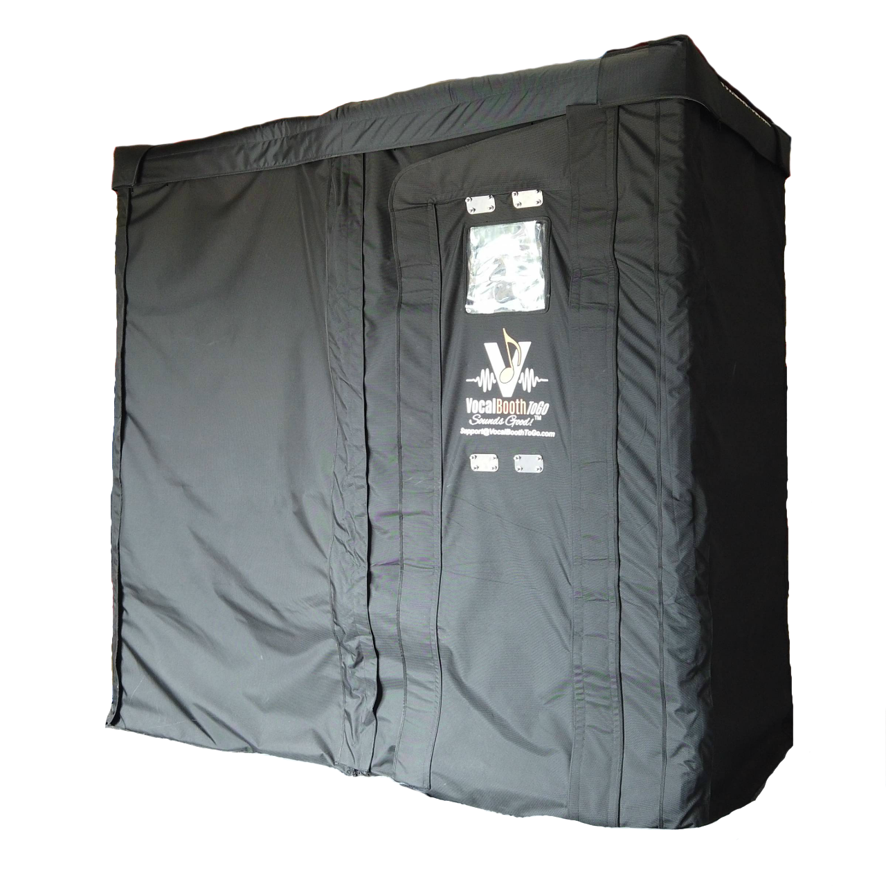 Mobile sound isolation booth 6 x 3 with door with soundproofing